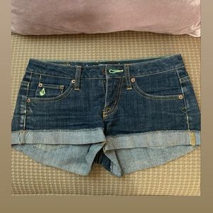 Volcom women’s jean shorts